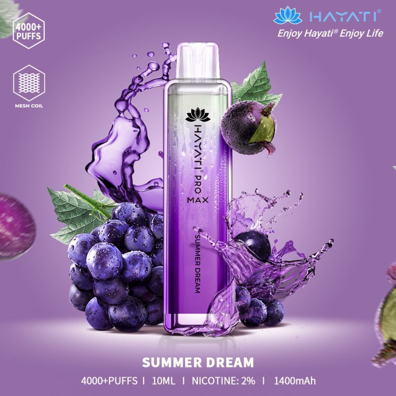 Hayati Pro Max 4000 Puffs In Summer Dream