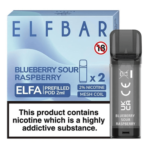 Blueberrysourraspberry vape at door