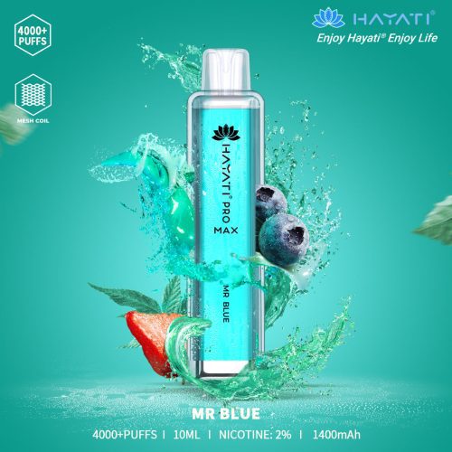 Hayati Pro Max 4000 Puffs In Mr Blue