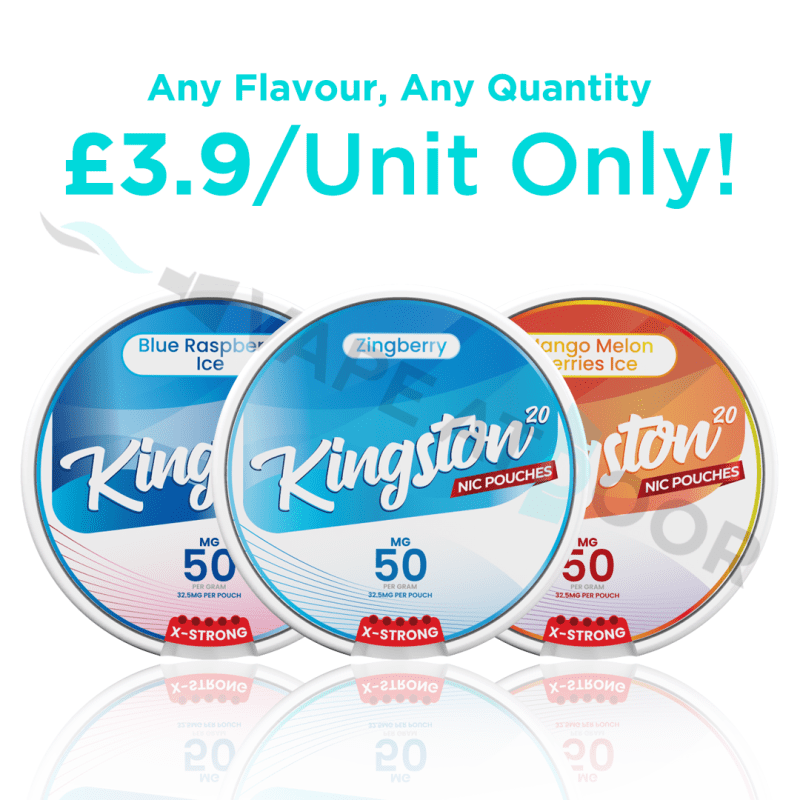 Kingston Nicotine Pouches 50mg Main Deal Image