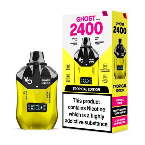 Vape Bars Ghost 2400 Puffs 4 in 1 Disposabe Vape Tropical Edition