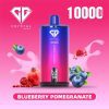 Crystal Galaxy 10000 Puffs Disposable Vape Blueberry Pomegranate