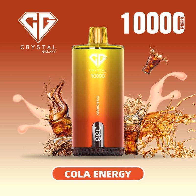 Crystal Galaxy 10000 Puffs Disposable Vape Cola Energy